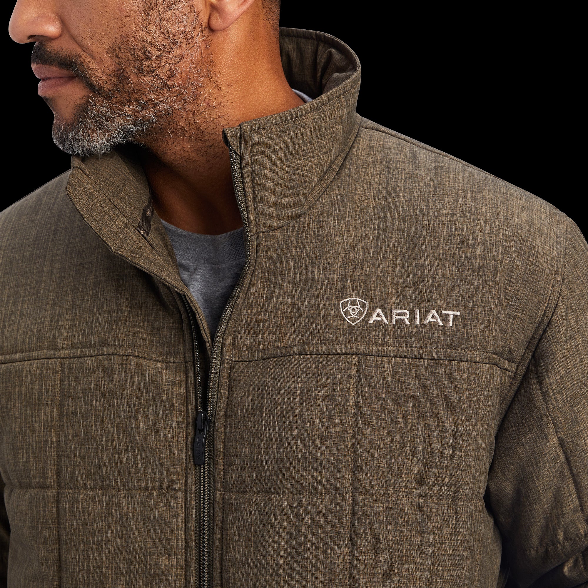 Ariat Crius Insulated Jacket for Men - Waterproof Winter Coat, Crocodile Print, XL Size - Perfect for Outdoor Work, Hunting & Cold Weather Activities