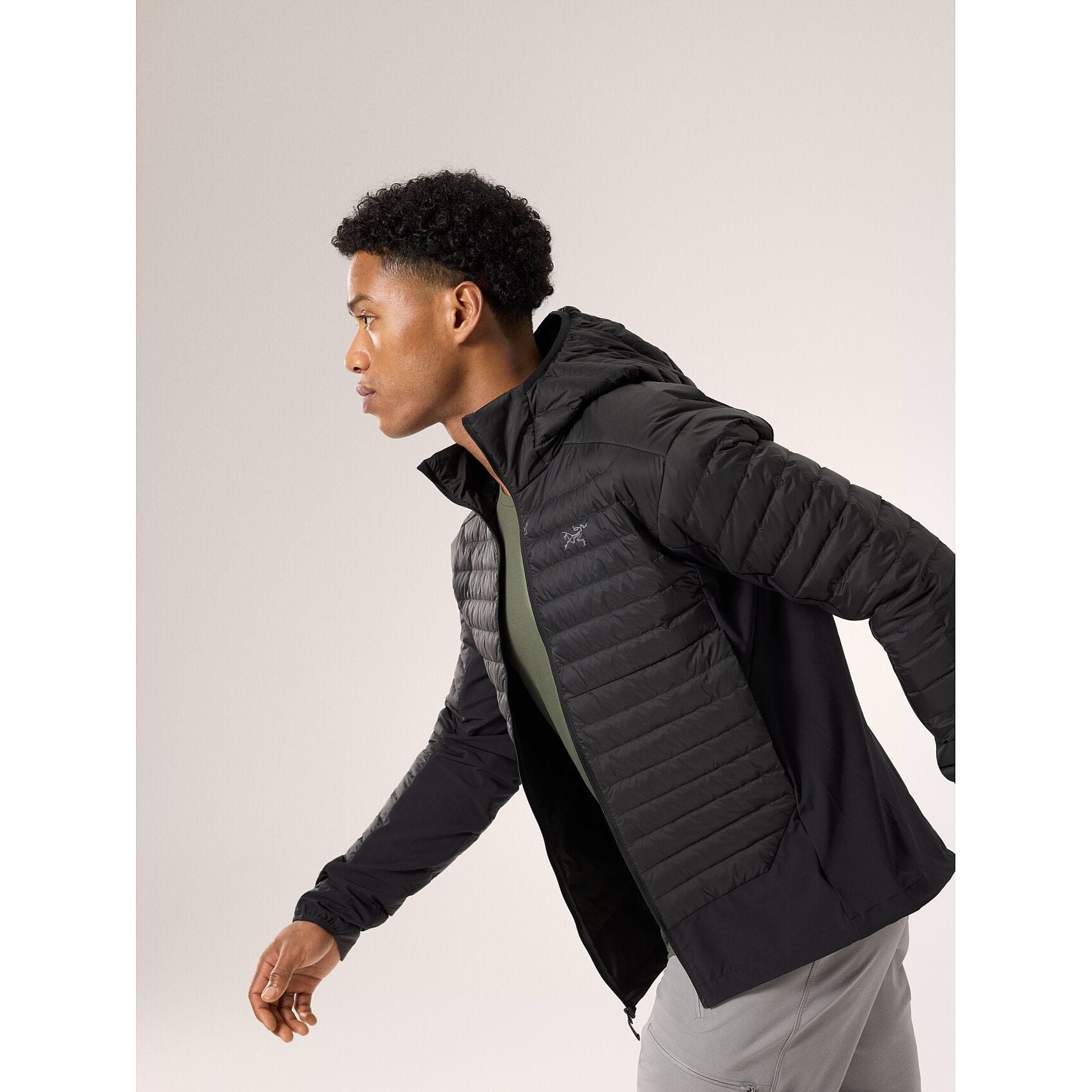 Arc'teryx Men's Cerium Hybrid Hoody - Lightweight Down Jacket for Hiking & Outdoor Adventures | Water-Resistant & Packable Insulated Coat for Cold Weather Camping & Travel