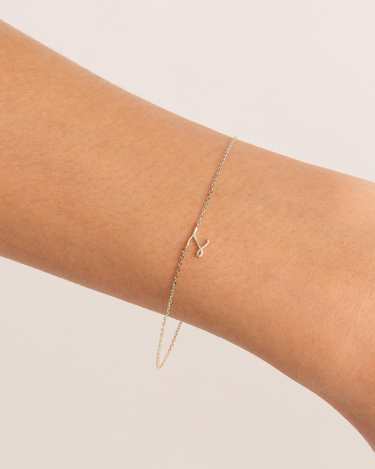 Sterling Silver Love Letter Bracelet - Engraved Romantic Gift for Her - Perfect for Anniversaries, Valentine's Day & Special Occasions