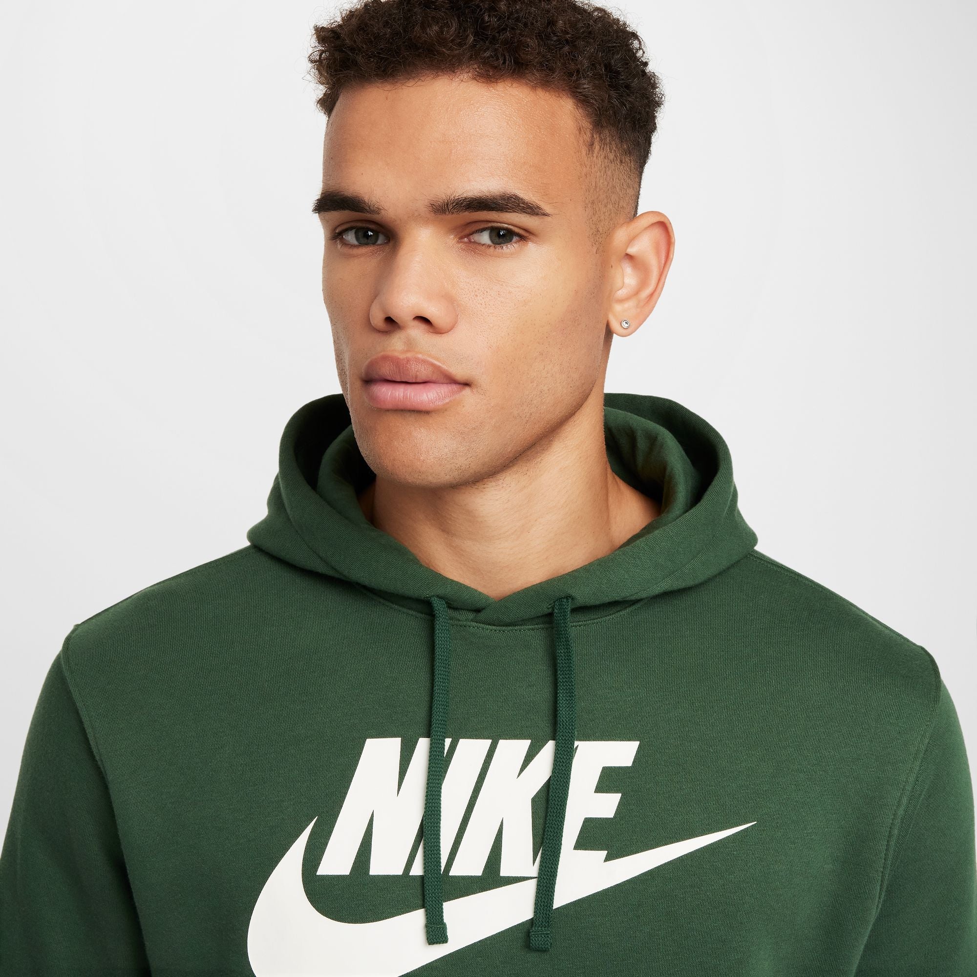 Men's Nike Graphic Pullover Hoodie - Comfortable Cotton Sweatshirt for Casual Wear, Gym & Outdoor Activities | Trendy Streetwear Style for Men