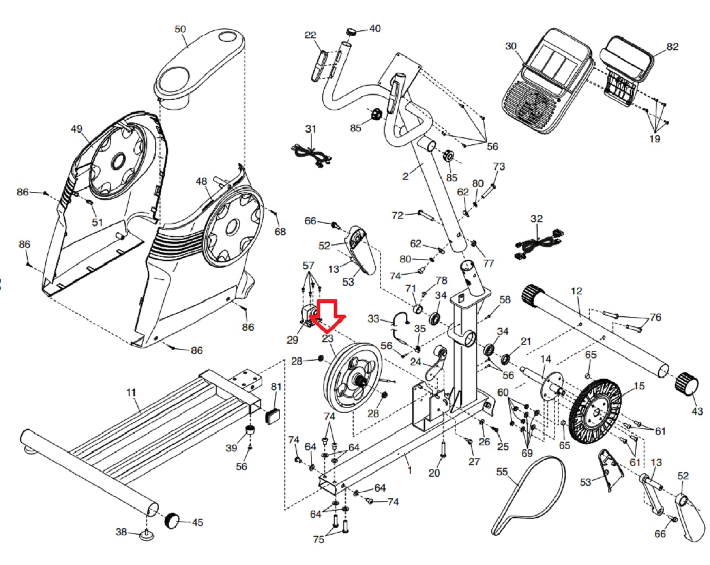 Icon Health & Fitness Resistance Eddy Brake Flywheel Mechanism 368885 - Compatible with HealthRider Elliptical Machines | Perfect for Home Gym Equipment Repair & Maintenance
