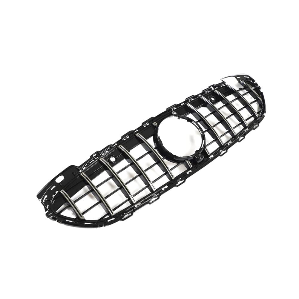 Mercedes-Benz C-Class W206 C200 C300 Front Hood Grill Grille (2022-2023) - Silver Upper Bumper Mesh Replacement for Enhanced Style & Aerodynamics | Perfect for Car Upgrades & Customization