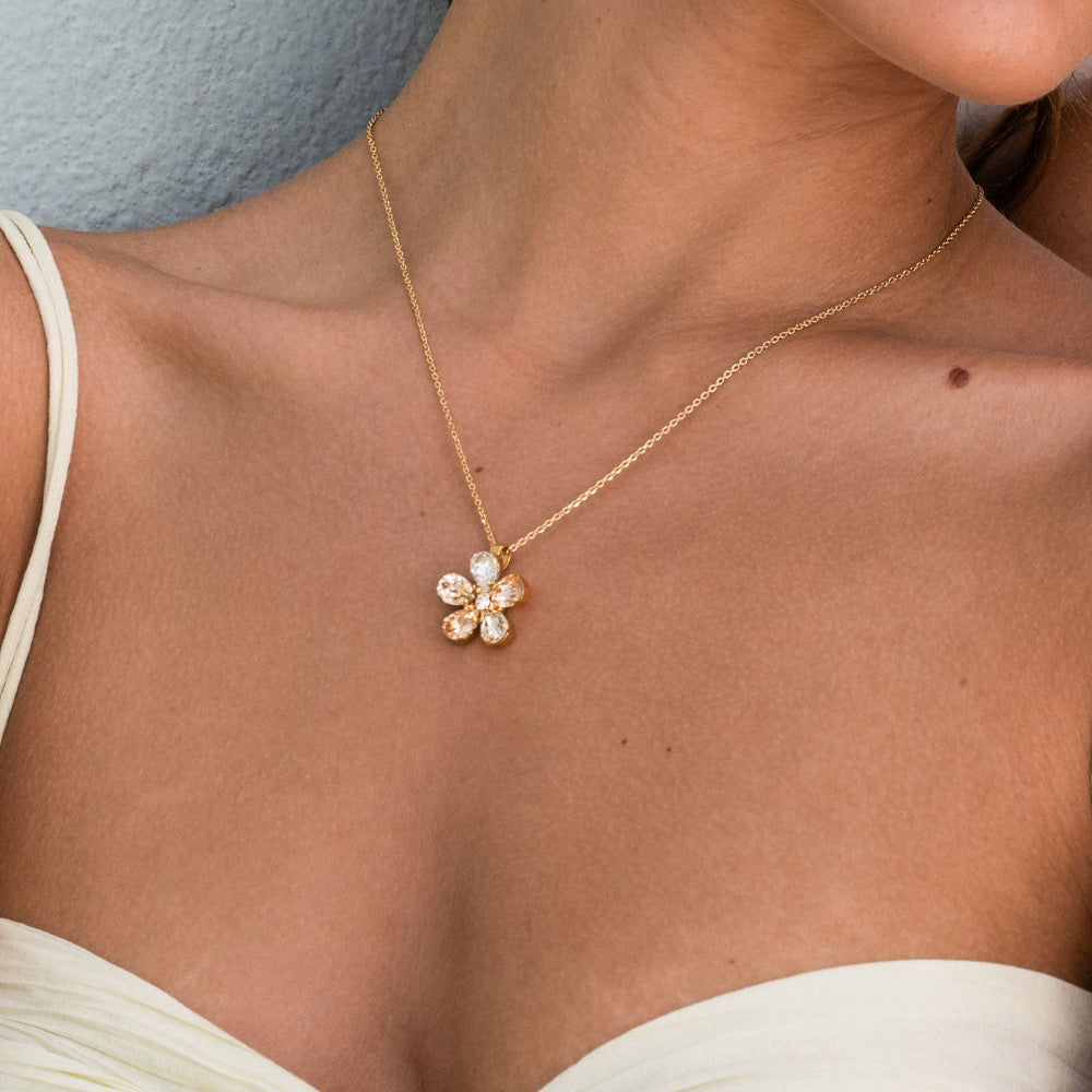 Elegant May Birthstone Necklace with Silk Scarf - Perfect Gift for Mother's Day, Birthday & Anniversary | Women's Jewelry Set for Special Occasions
