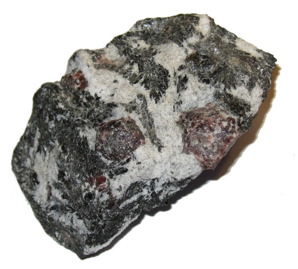 Natural Garnet Red Almandine Black Biotite Cluster Raw Crystal Stone for Healing, Meditation & Energy Work - Perfect for Reiki, Chakra Balancing & Spiritual Decor