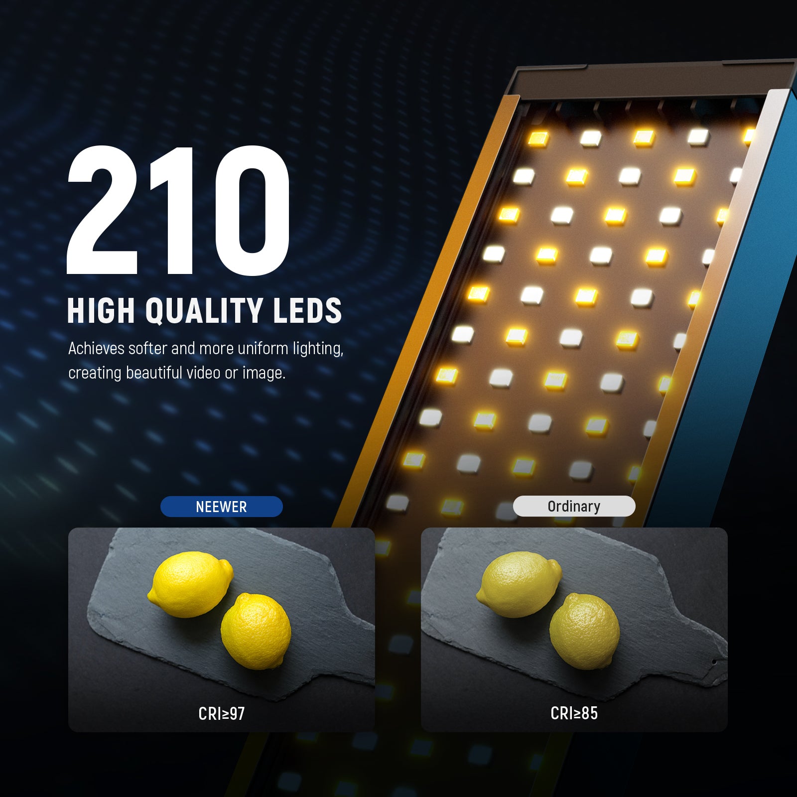 NEEWER BH20B Upgraded 21W LED Video Light Stick Kit - Professional Lighting for YouTube, TikTok, Photography & Videography - Perfect for Vlogging, Live Streaming, and Studio Shoots