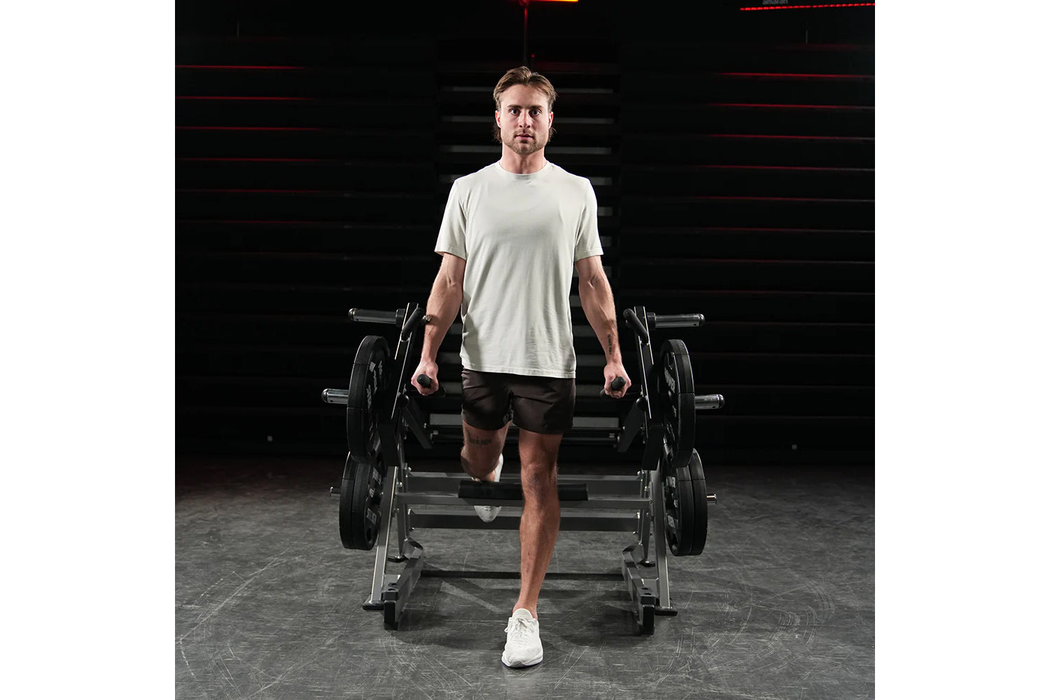 Hammer Strength Ground Base Multi Squat Machine - Professional Gym Equipment for Leg Workouts & Strength Training - Perfect for Home Gyms & Commercial Fitness Centers