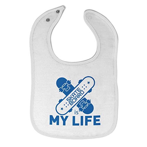 Soft Cotton Baby Bibs & Burp Cloths Set for Toddlers - Unisex White Design for Baby Girls & Boys - Perfect for Feeding, Drooling & Messy Playtime
