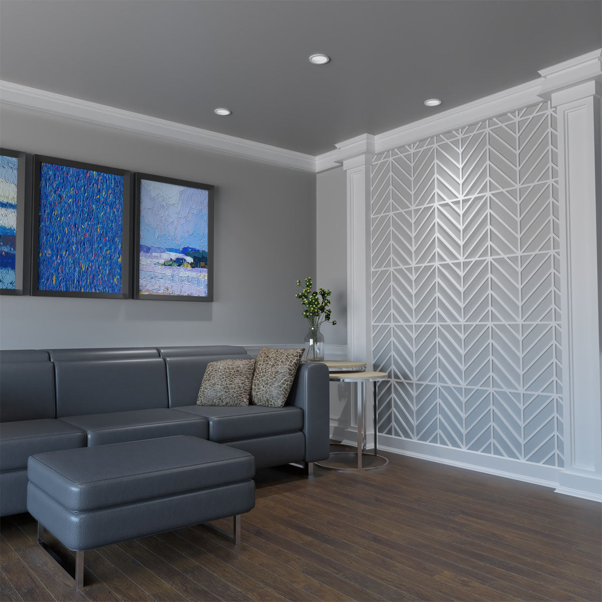 Genoa Decorative Fretwork Wall Panels - Elegant Laser-Cut Wooden Room Dividers & Wall Decor for Living Room, Bedroom, Office | Home & Commercial Interior Design