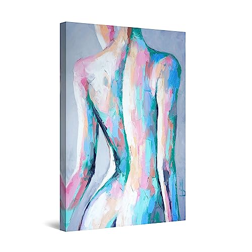 Blue Pink Woman
