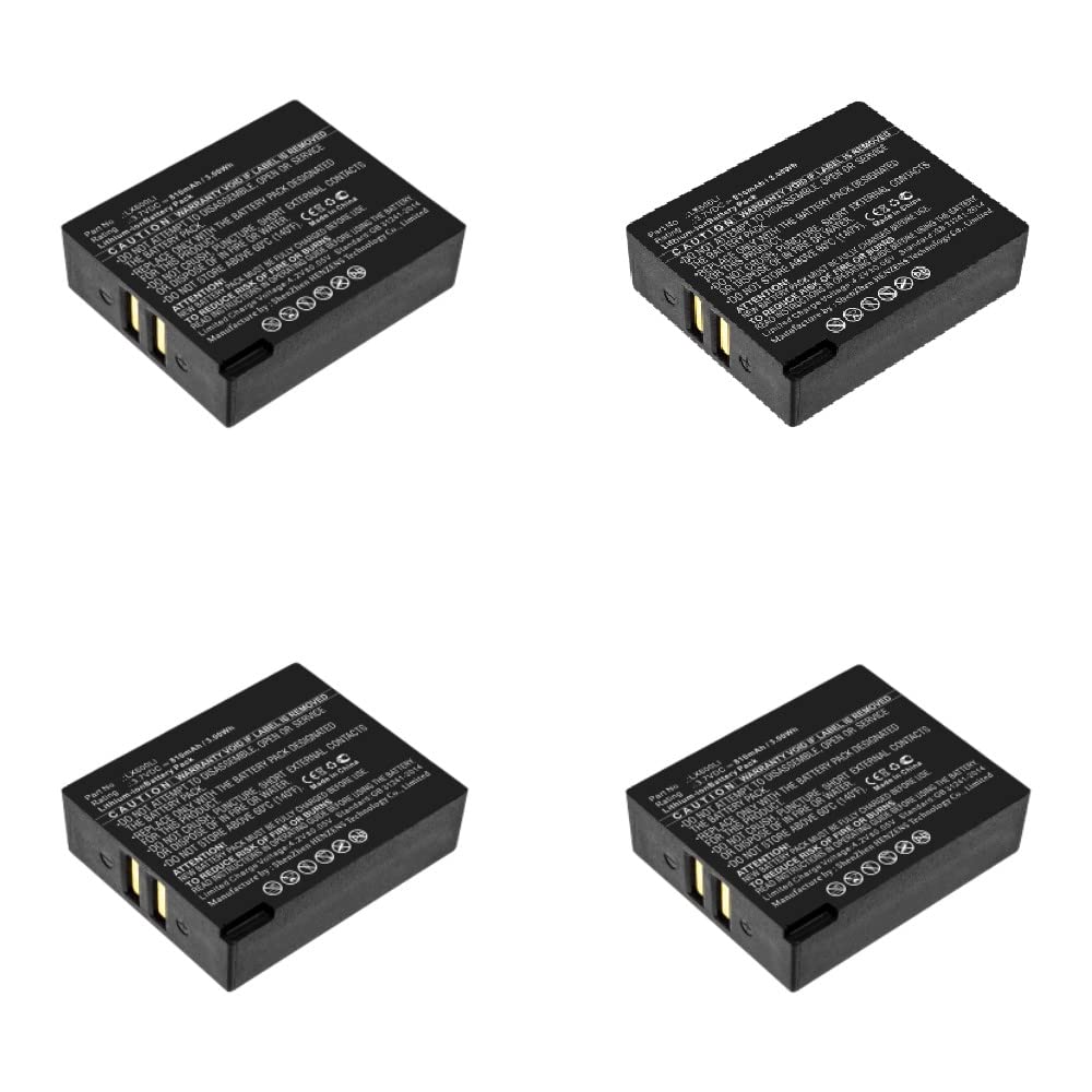 Synergy Digital Wireless Headset Batteries - 4-Pack Li-ion 3.7V 810mAh Replacement for Eartec HUB & LX600LI Headsets | Perfect for Conference Calls, Office Use & Long Work Shifts