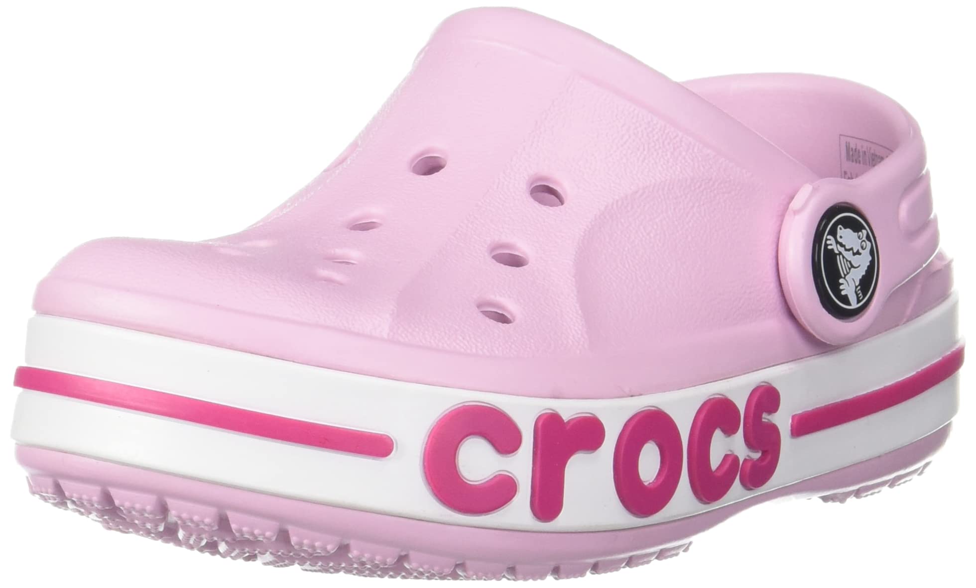 Crocs Unisex-Child Bayaband Clog | Comfortable Kids Water Shoes for Beach, Pool & Outdoor Play | Lightweight & Slip-Resistant Sandals