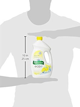 Palmolive Eco-Friendly Dishwasher Detergent Gel, Lemon Splash Scent - 45 oz (Pack of 3) - Plant-Based Formula for Sparkling Clean Dishes - Perfect for Daily Dishwashing & Eco-Conscious Homes