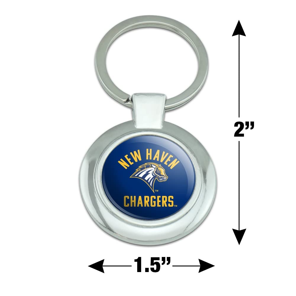 Premium Chrome Plated Metal Keychain with Built-in Charger - Compact & Stylish for Everyday Carry - Perfect for Travel, Office, and Home Use