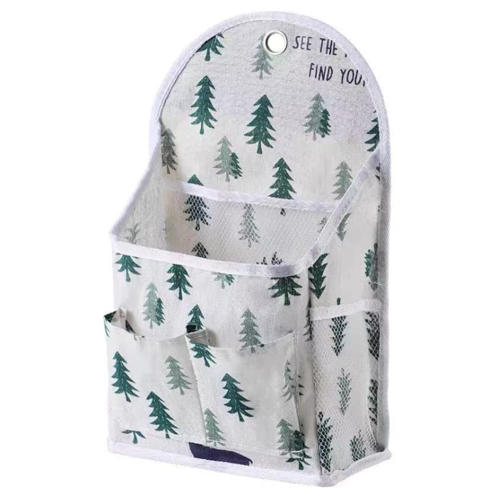 Large Capacity Wall Hanging Storage Organizer - Door Mounted Shoe Rack & Home Office Cloth Bag (Forest Deer Design) - Perfect for Small Space Organization, Closet Storage & Entryway Shoe Management