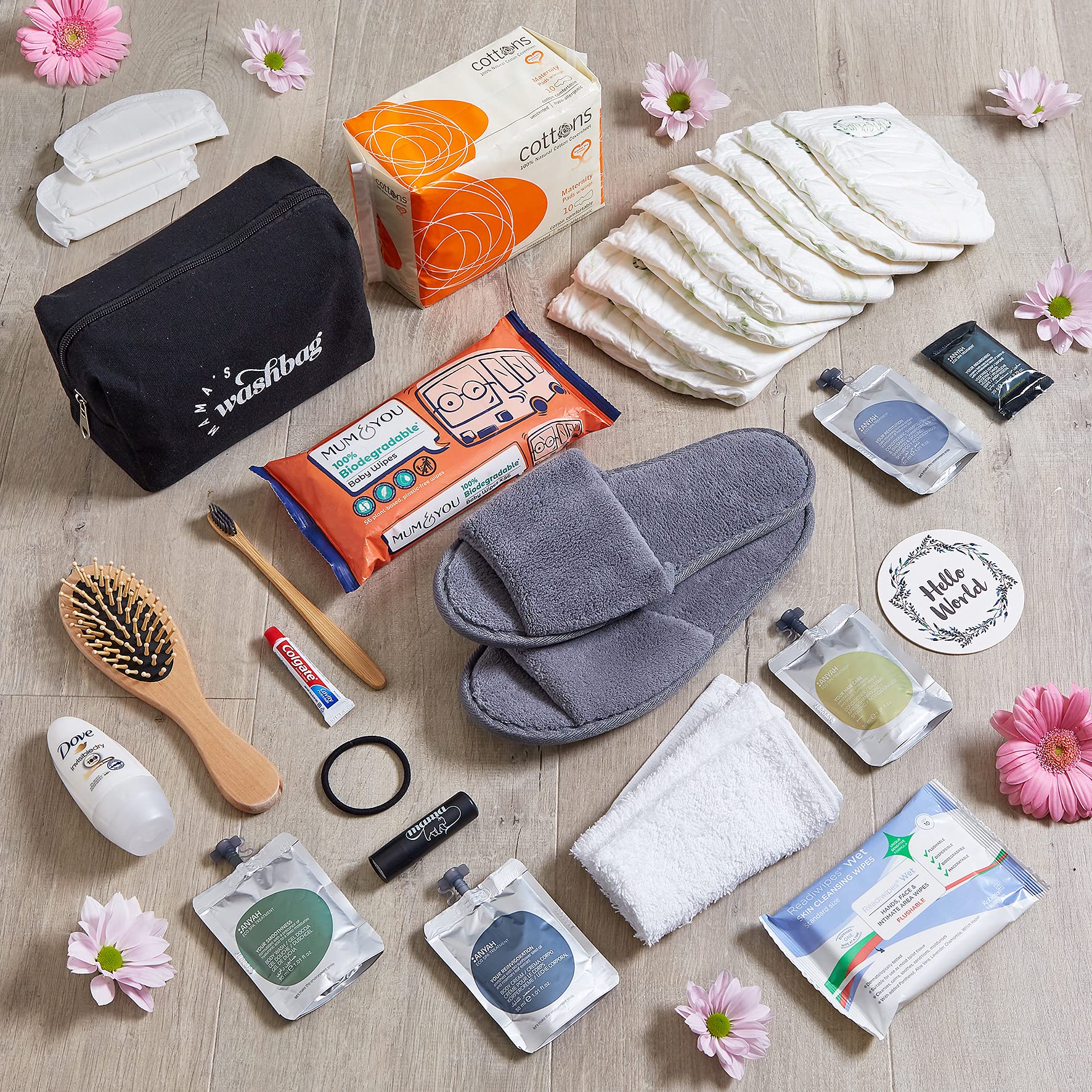 BirthBag® - Pre-Packed Maternity Hospital Bag Essentials Set for New Moms & Babies | Labor & Delivery Must-Haves | Postpartum Care & Newborn Essentials (Black Holdall) - Perfect for Hospital Stay, Baby Shower Gift & First-Time Parents