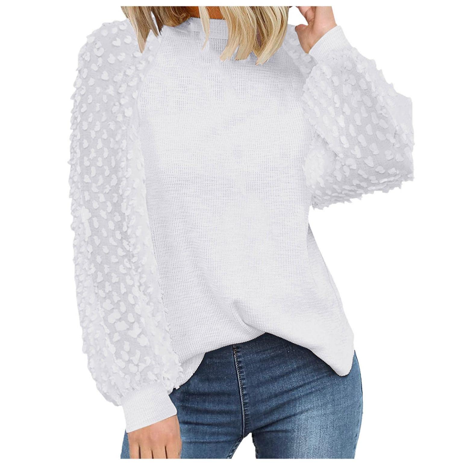 Women's Halloween Long Sleeve Shirts - Pumpkin Print Casual Pullover Sweatshirt | Lightweight Fall Tops for Pumpkin Patch, Trick or Treat & Autumn Festivals