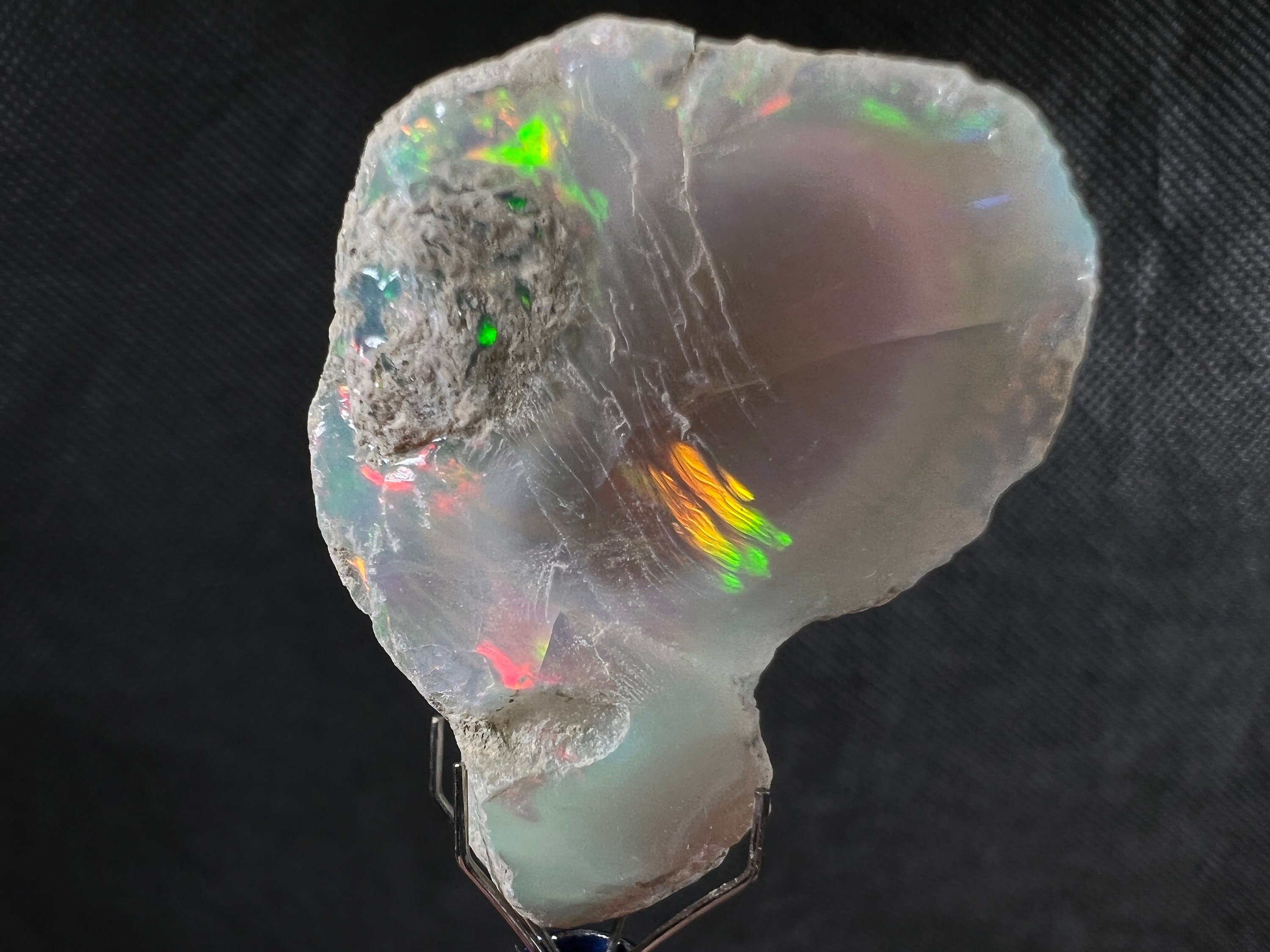Premium 4A+ Welo Opal Raw Crystal - Certified Cutting Grade Opal for Jewelry Making (50626) - Ideal for Rings, Pendants & Handcrafted Gemstone Creations