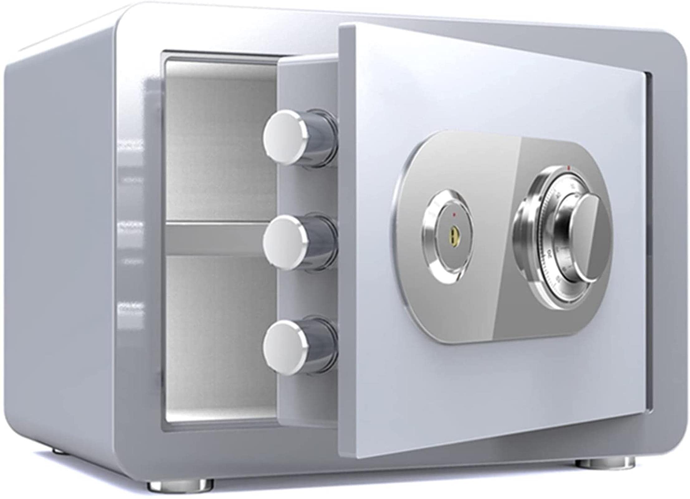 Fireproof Steel Home Security Safe Box with Key Lock - 30x38x30cm Anti-Theft Cash & Document Storage for Valuables, Jewelry, and Heirlooms | Ideal for Home, Office, and Travel Use