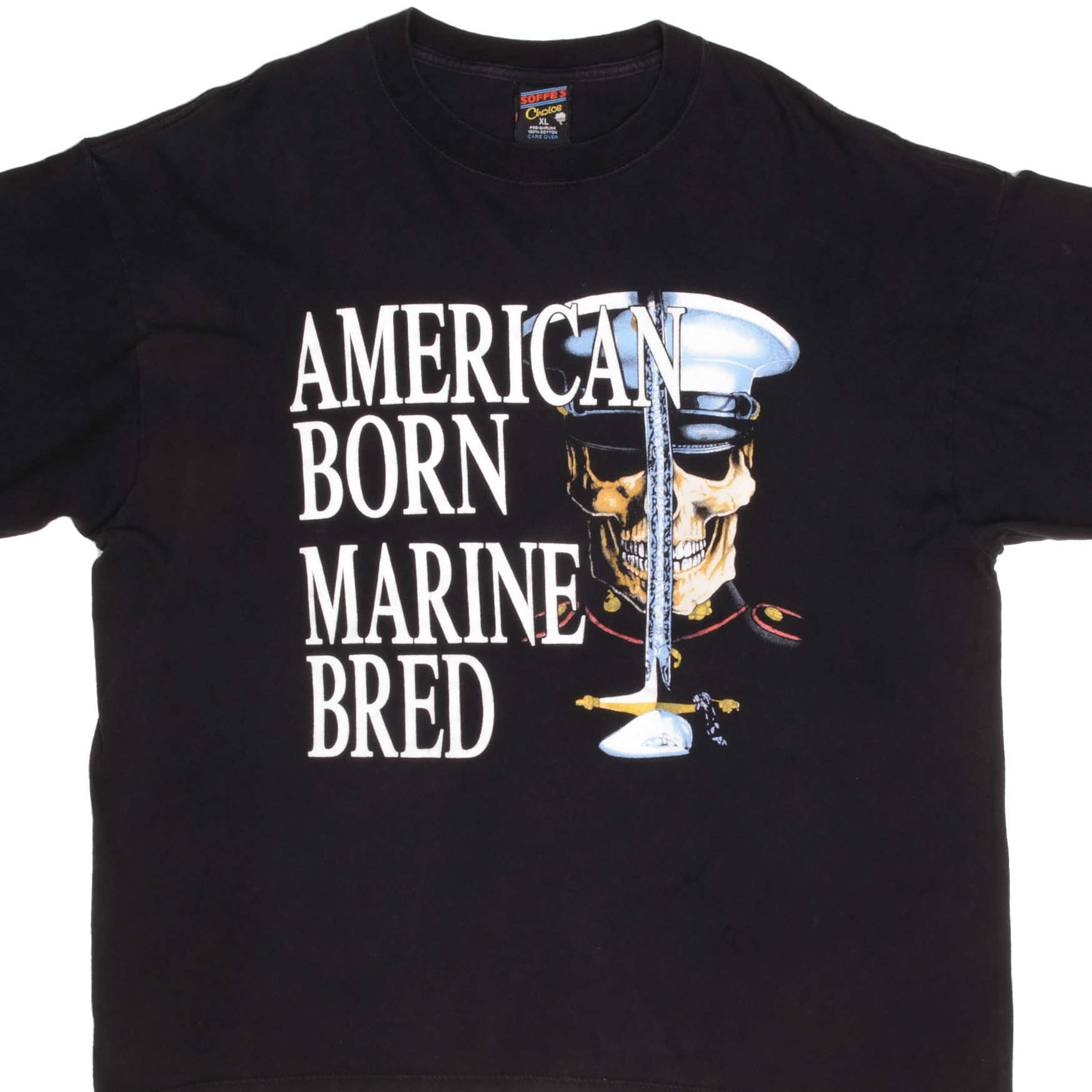 Vintage US Marine Corps USMC T-Shirt - XL Size - 1990s Retro Military Tee - Made in USA - Perfect for Veterans Day, Military Appreciation Events & Patriotic Outfits