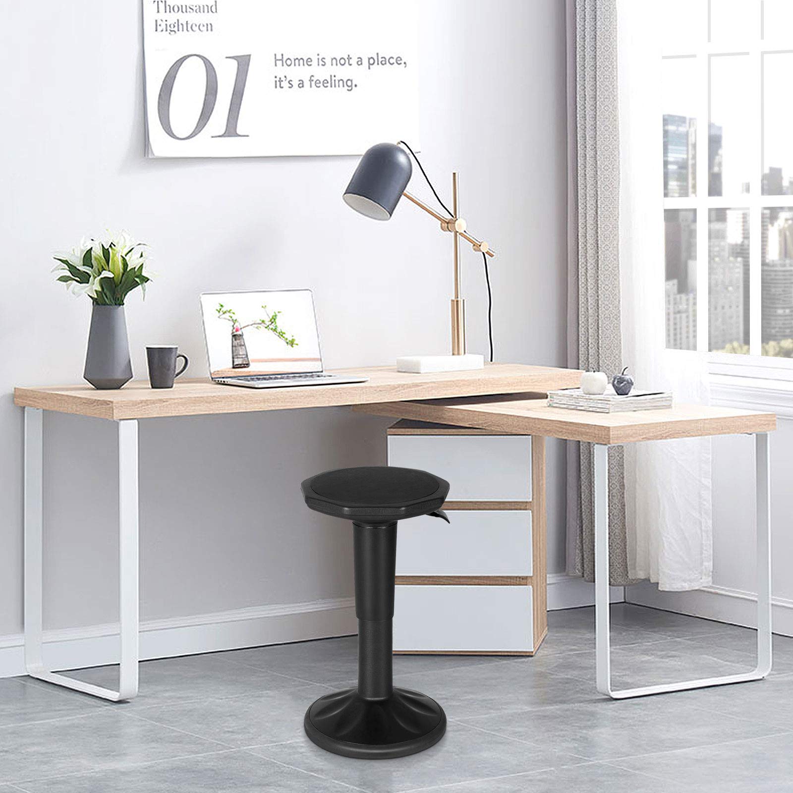 GLACER Adjustable Height Wobble Stool - 24