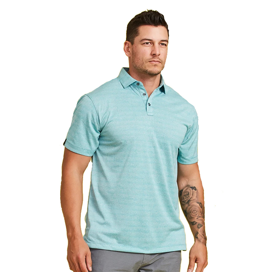 Premium Devereux Monaco Men's Golf Polo Shirt - Breathable & Moisture-Wicking Performance Wear for Golf, Business Casual & Outdoor Activities