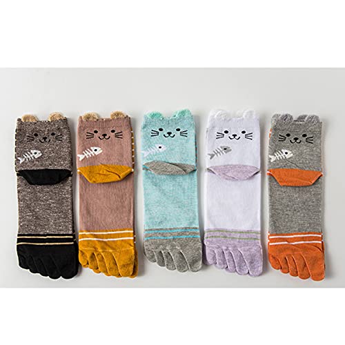 5 Pack-stripe Cat With Ears