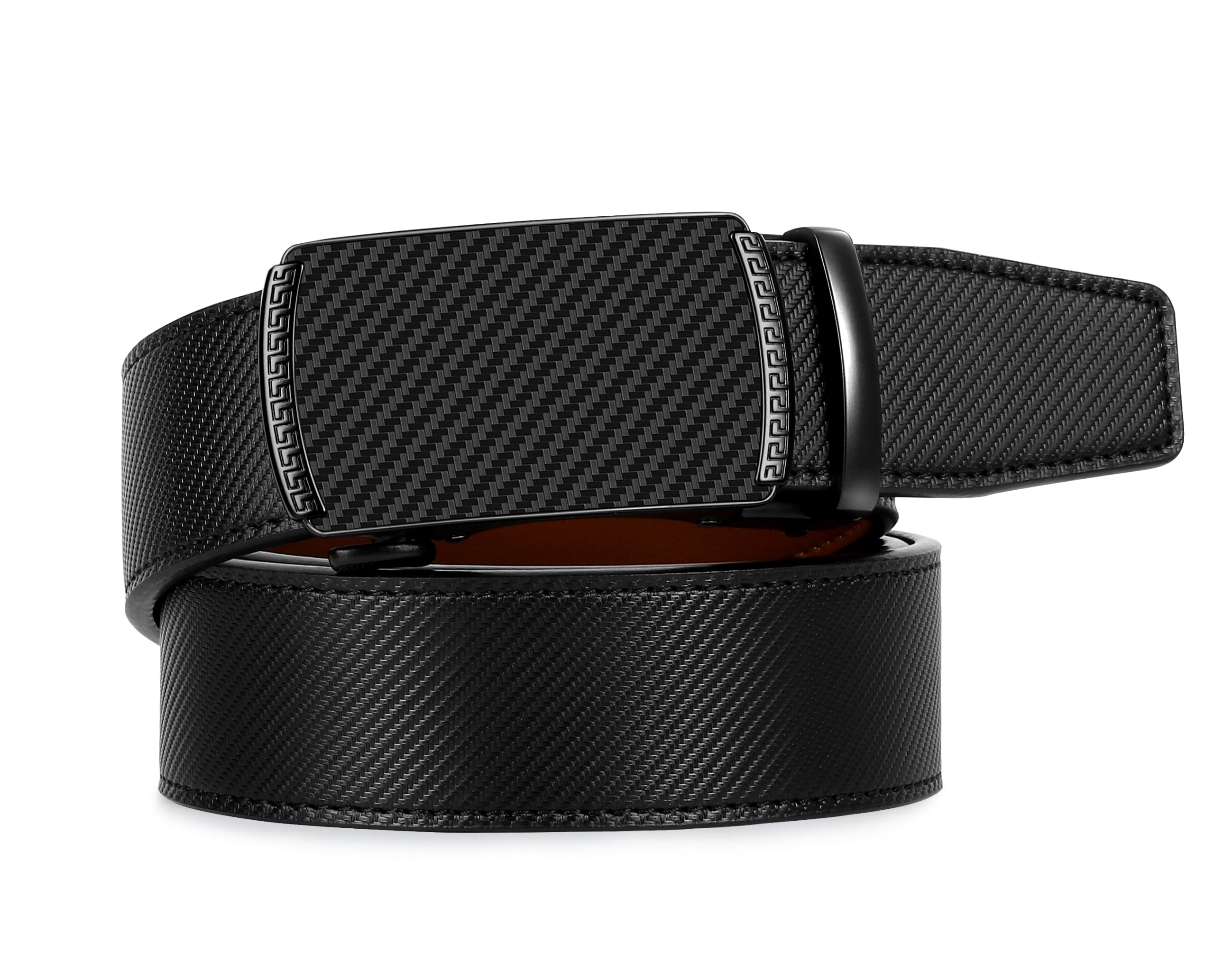 Premium Men's Ratchet Dress Belt - 1 3/8