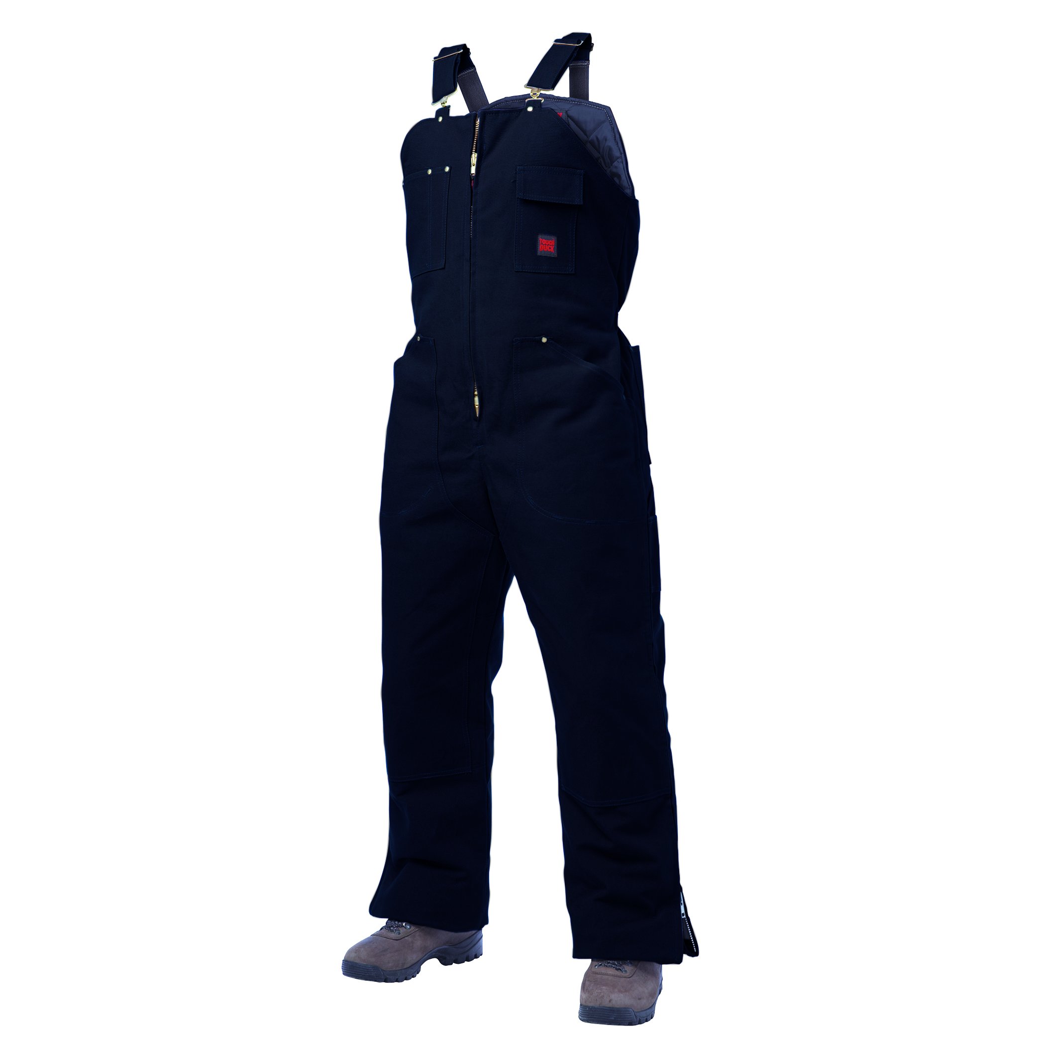 Tough Duck Men's Insulated Work Bib Overalls - Heavy Duty Winter Coveralls for Construction, Farming & Outdoor Jobs