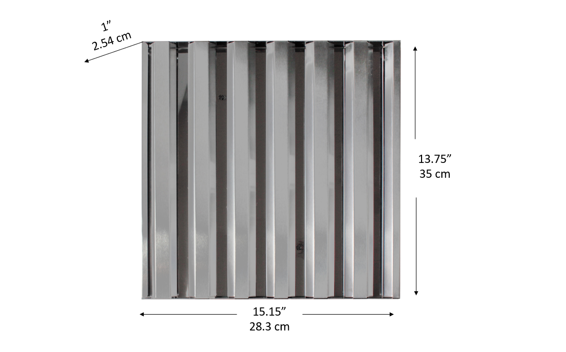 Pro UC 36 Inch Range Hood Filter - Stainless Steel Grease Filter Replacement for Kitchen Vent Hood - Perfect for Home Cooking, Grilling & High-Heat Cooking Scenarios