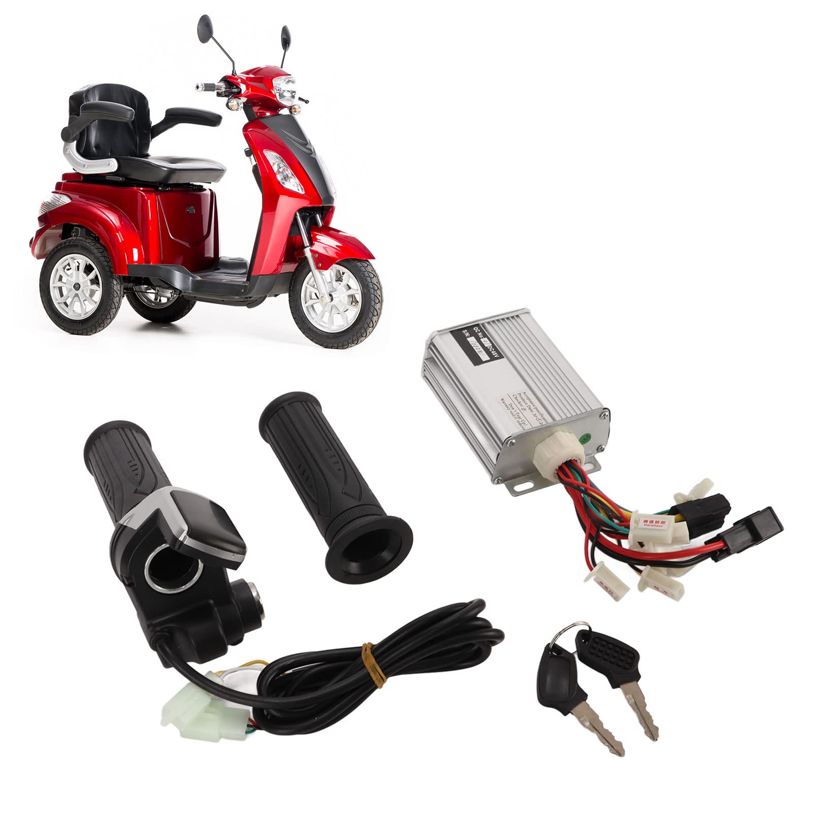 48V 1000W Electric Bike Motor Controller - Brushless DC Speed Regulator for E-Bike & Scooter | Perfect for DIY Electric Vehicle Upgrades & Replacement Parts