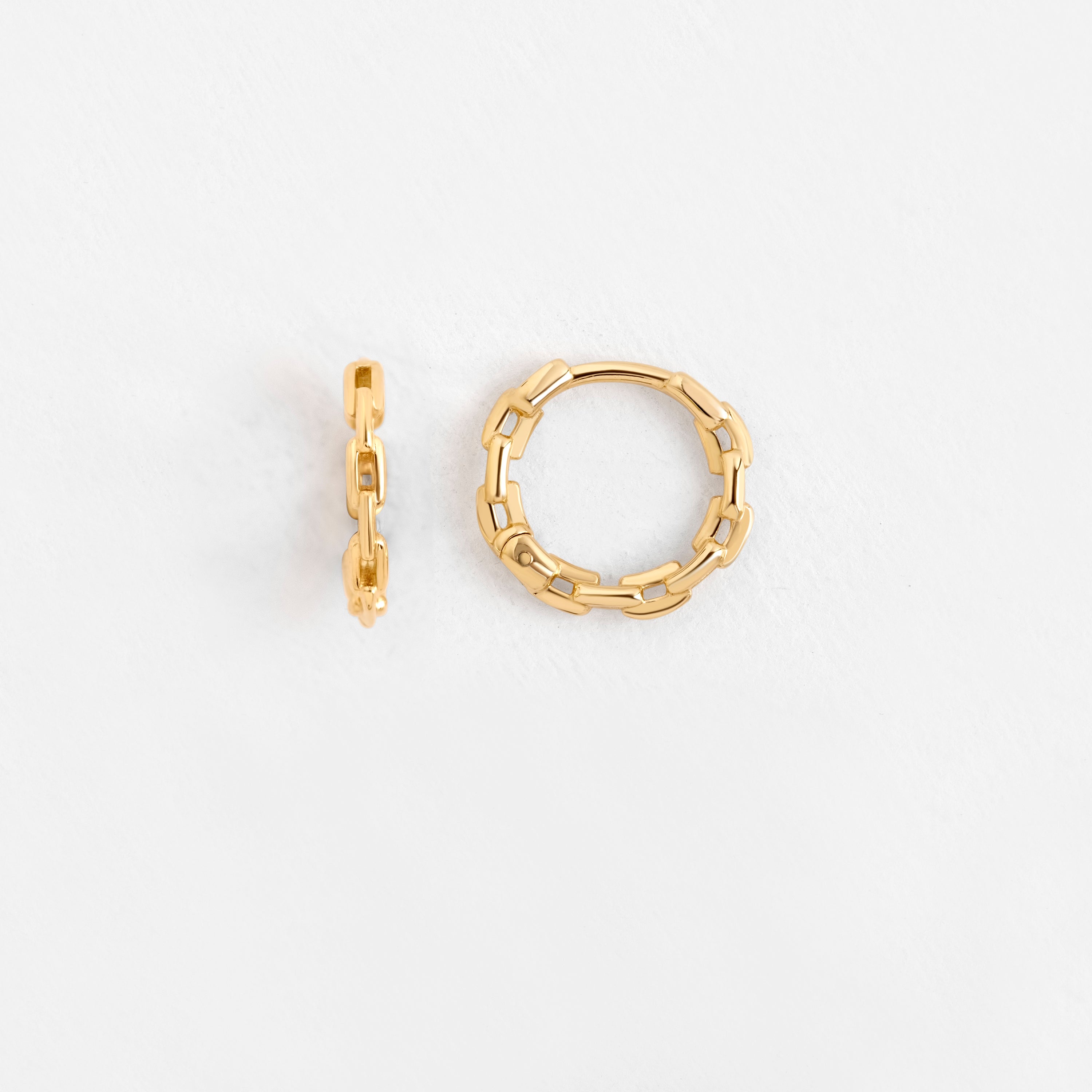 High-Quality Cable Chain Hoops - In Stock Now - Perfect for Jewelry Making, DIY Crafts & Fashion Accessories