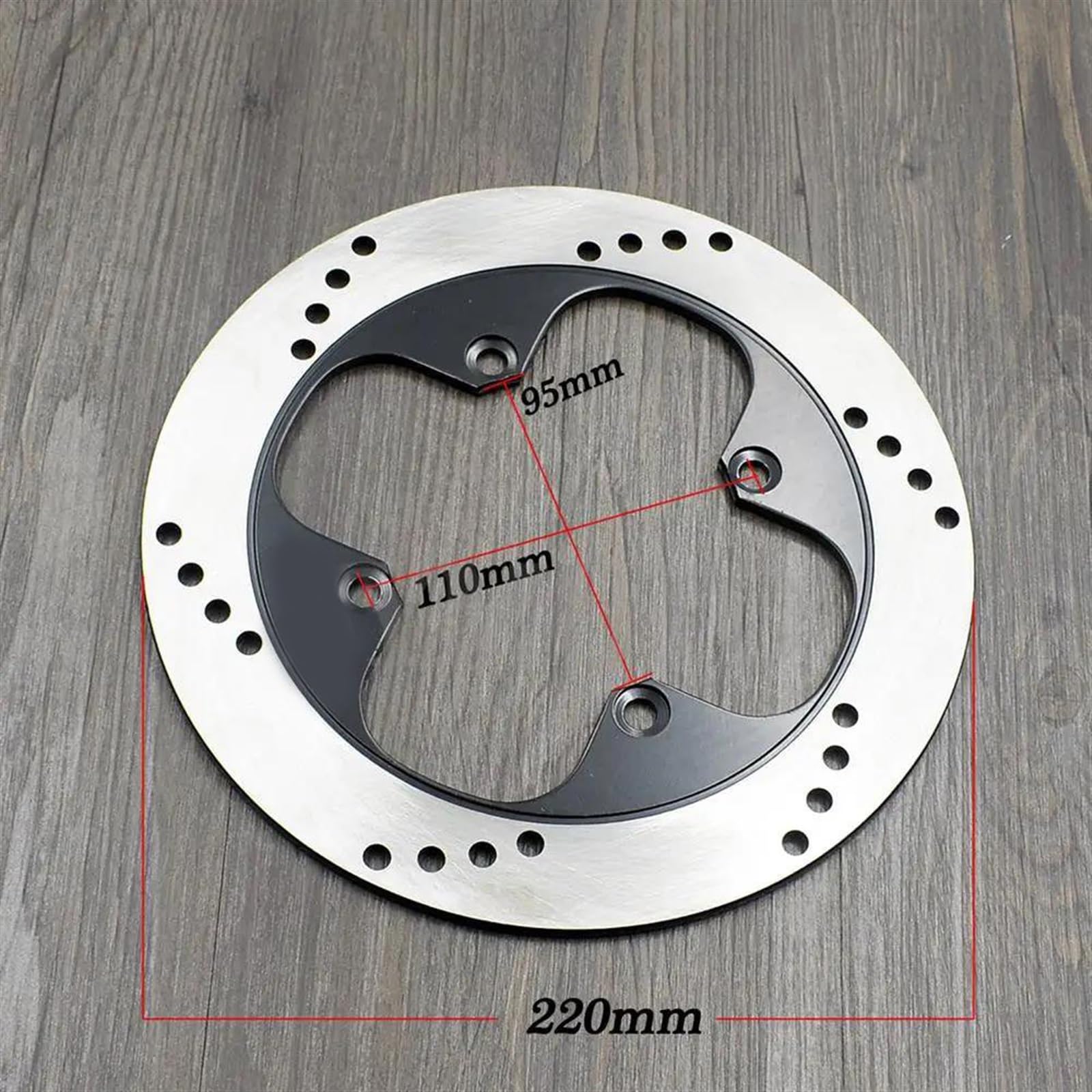 High-Performance Motorcycle Brake Rotor - Rear Brake Disc for Honda RVF400 RR/RR-II/NC35 (1994-1996) | Durable & Precision-Machined for Racing & Street Riding