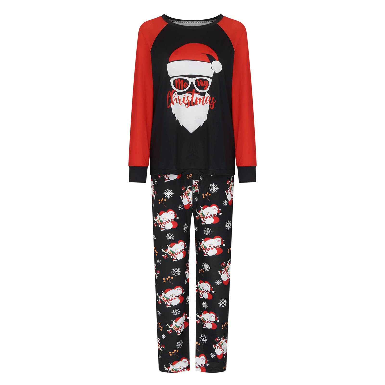 Christmas Matching Family Pajama Sets - Plaid Print Sleepwear with Lounge Pants | Cozy Holiday Pajamas for Family Photos, Christmas Morning & Festive Gatherings