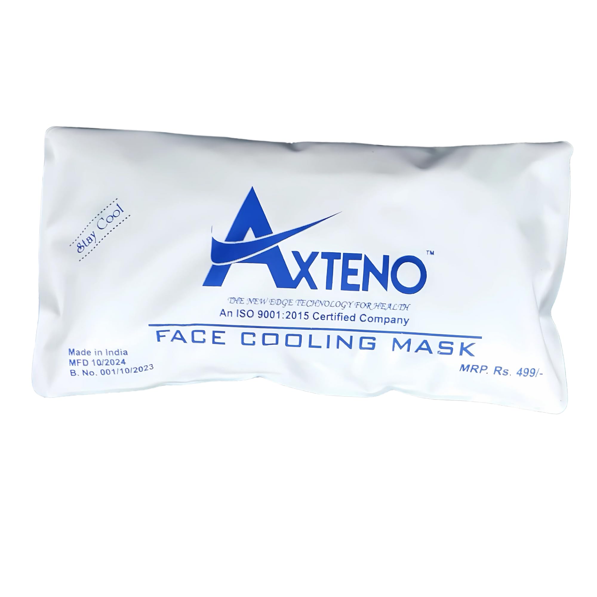 Axteno Aqua Ice Cooling Gel Mask - Cold Therapy Face Mask for Puffy Eyes, Sunburn & Migraine Relief - Perfect for Post-Workout, Travel & Skincare Routine
