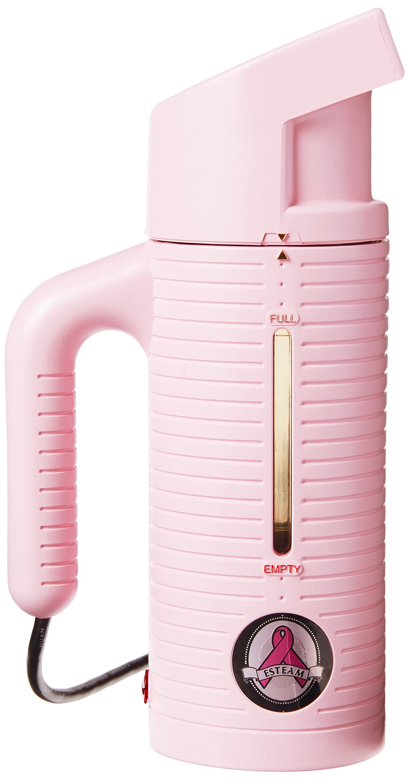 ESTEAM Portable Handheld Steamer for Clothes - 120V Travel Steamer with Universal Adapter Kit (4 Plugs) - Pink | Quick Wrinkle Remover for Shirts, Dresses & Home Fabrics | Perfect for Travel, Business Trips & Home Use