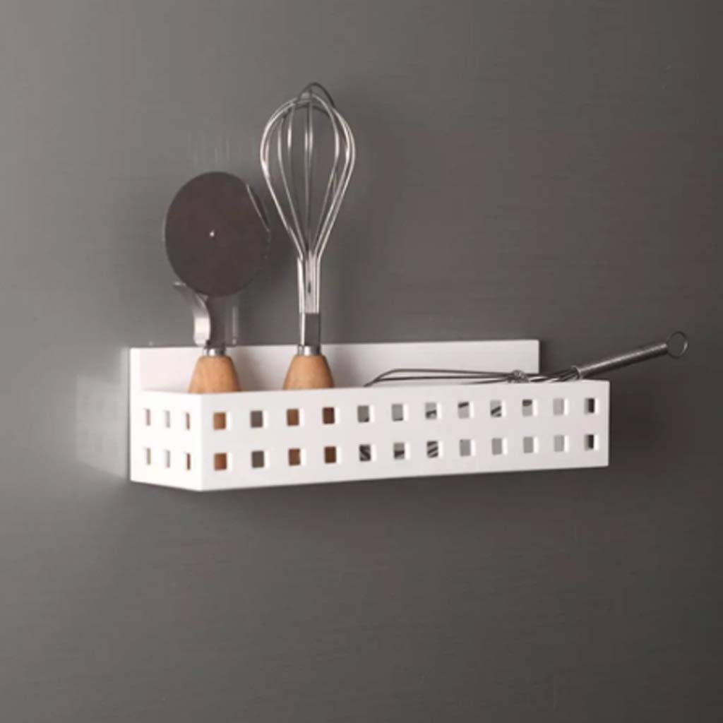 Creative Magnetic Storage Box for Fridge - Space Saving Kitchen Organizer with Hanging Rack | Perfect for Spice Jars, Utensils & Small Kitchen Items Storage