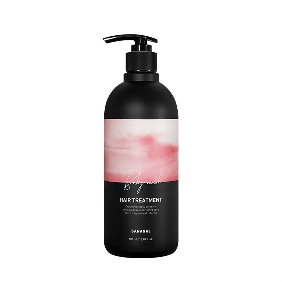 BANANAL Perfumed Hair Treatment Oil - Baby Musk Scented (500mL) for Soft, Shiny Hair - Perfect for Daily Use, Styling & Hair Care Routine