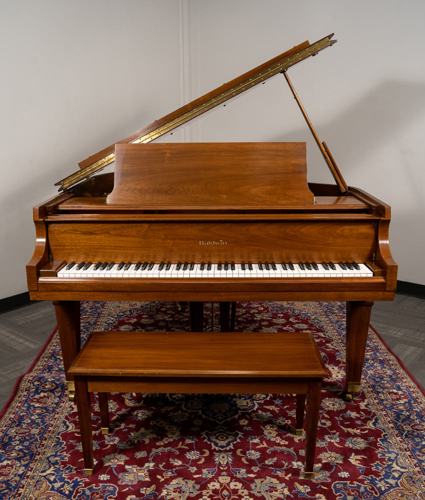 Baldwin 5'2 Model M Grand Piano in Satin Walnut Finish - Perfect for Home, Studio & Concert Hall Performances
