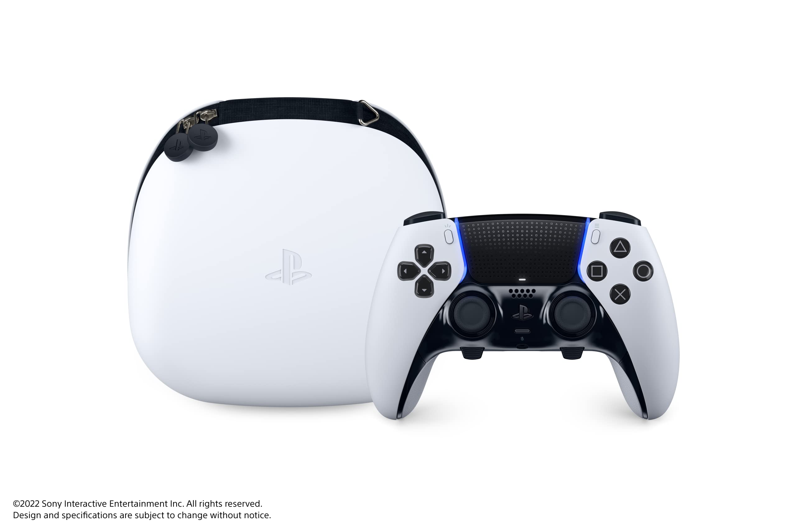 Sony DualSense Edge Wireless Controller for PlayStation 5 (PS5) - White | Premium Gaming Controller with Adaptive Triggers & Haptic Feedback | Perfect for Competitive Gaming & Immersive Play