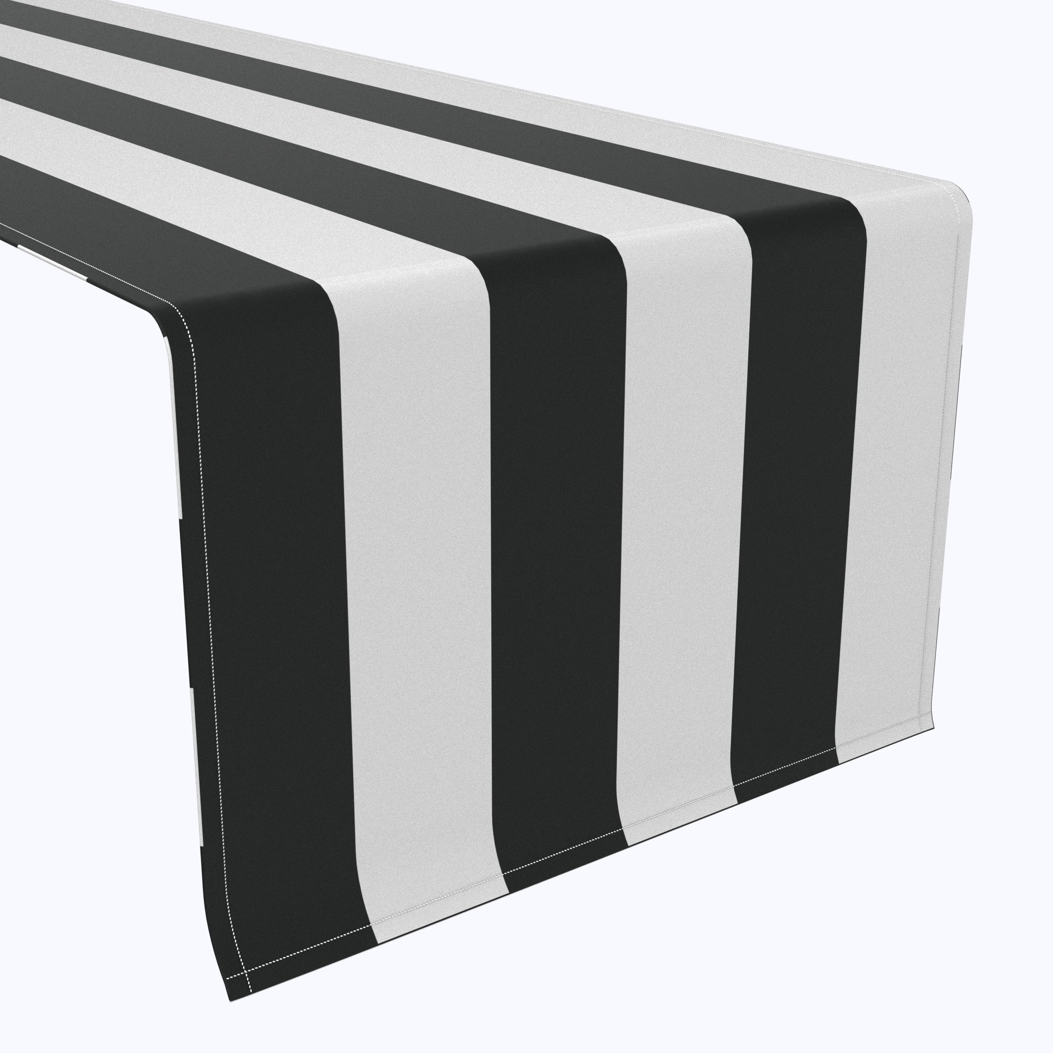 Black and White Striped Cabana Beach Towel - Soft Absorbent Cotton for Pool, Beach, and Outdoor Relaxation