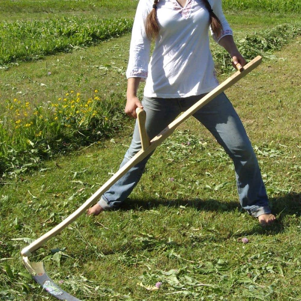 Lehman's Premium Scythe Kit - Extra Long 70-Inch Handle for Tall Users Over 5'10