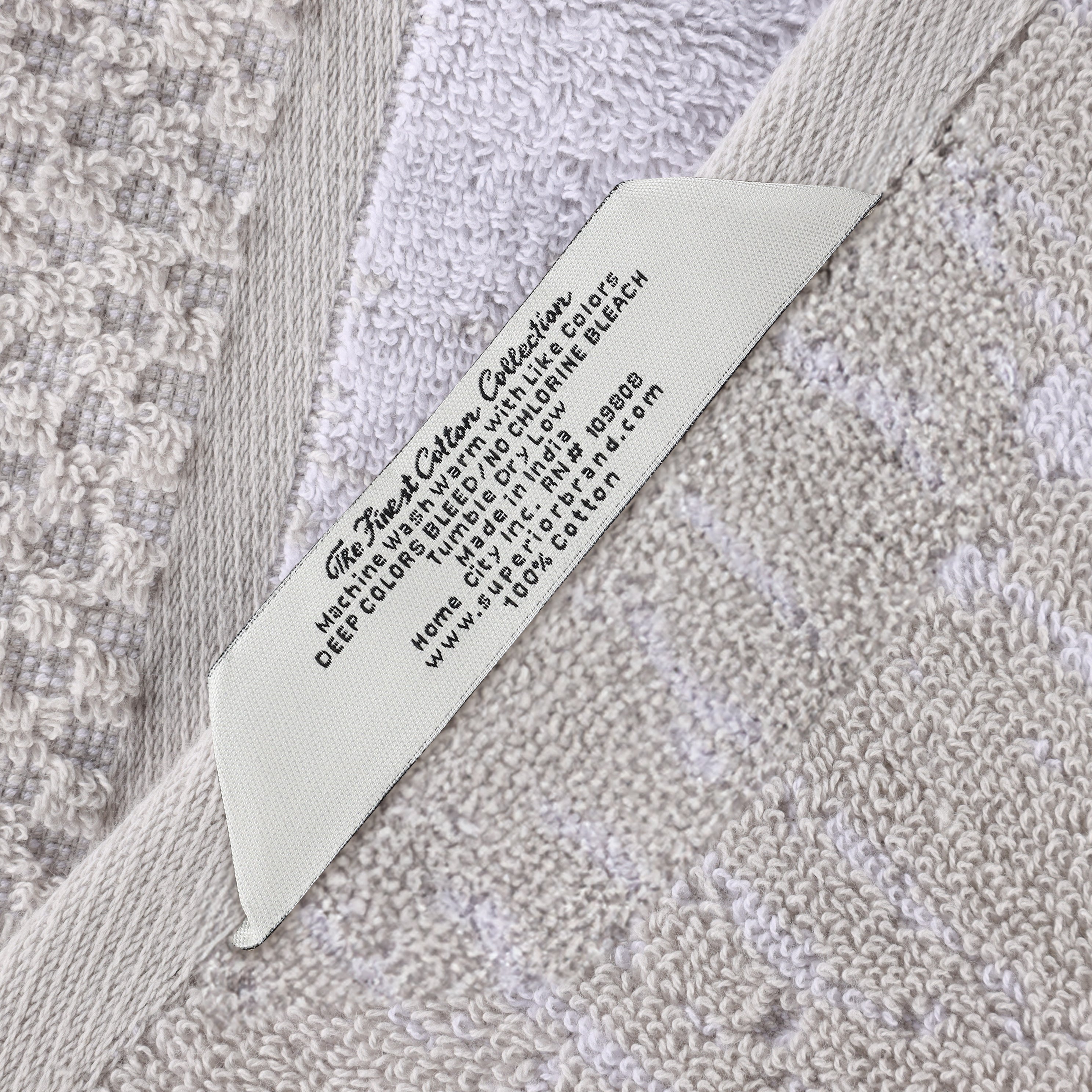 Premium Cotton Plush Jacquard Face Towels - Set of 12 (Solid & Two-Toned) | Soft Bath & Hand Towels for Spa, Gym, Travel & Luxury Home Use