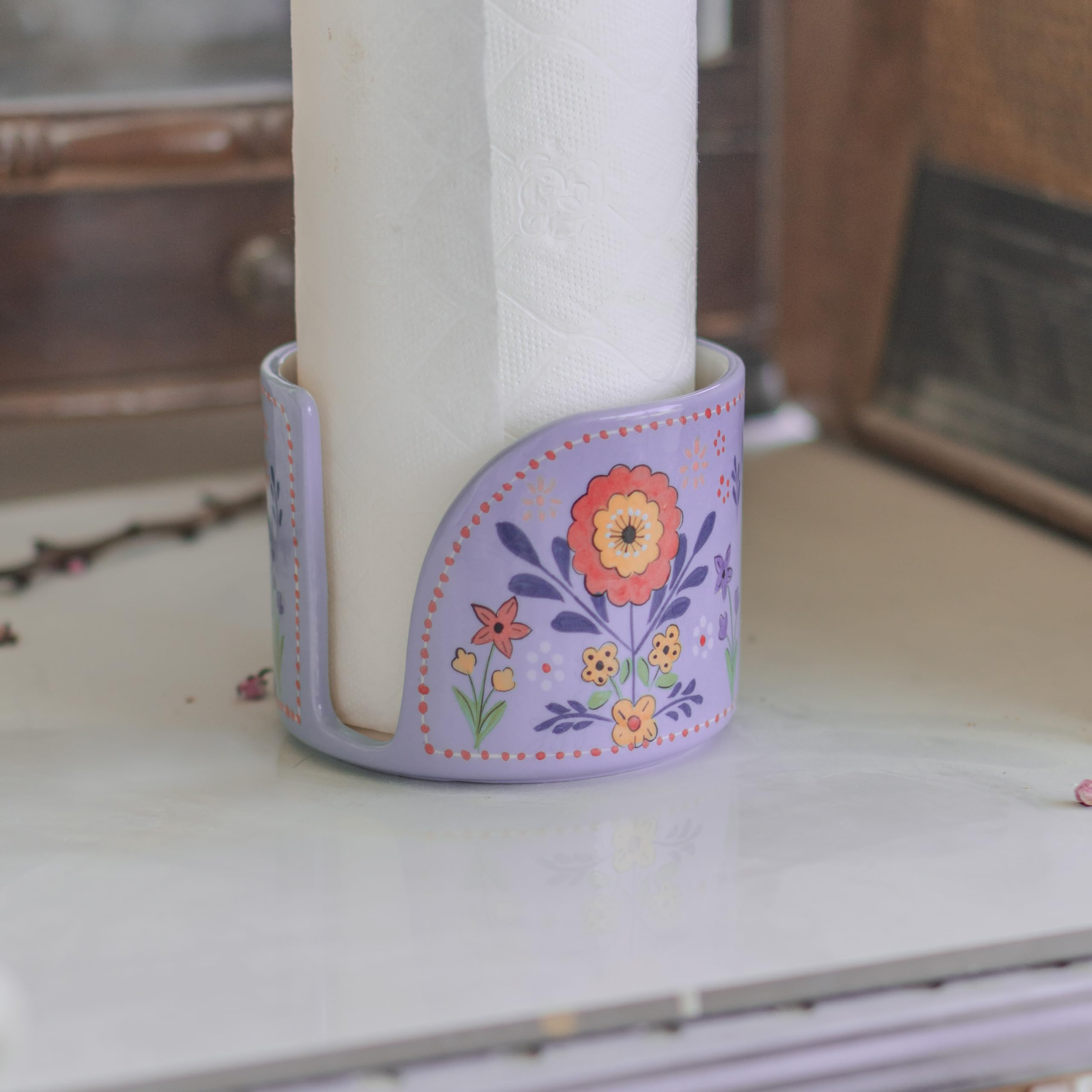 Ceramic Paper Towel Holder - 6