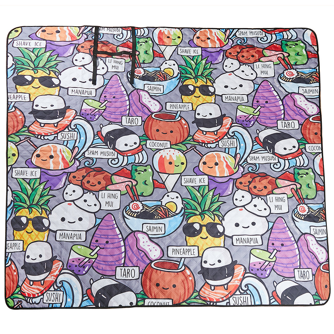 Premium Hawaiian-Inspired Beach Mat - Soft, Waterproof & Sand-Free - Perfect for Beach, Picnics, Camping & Outdoor Relaxation