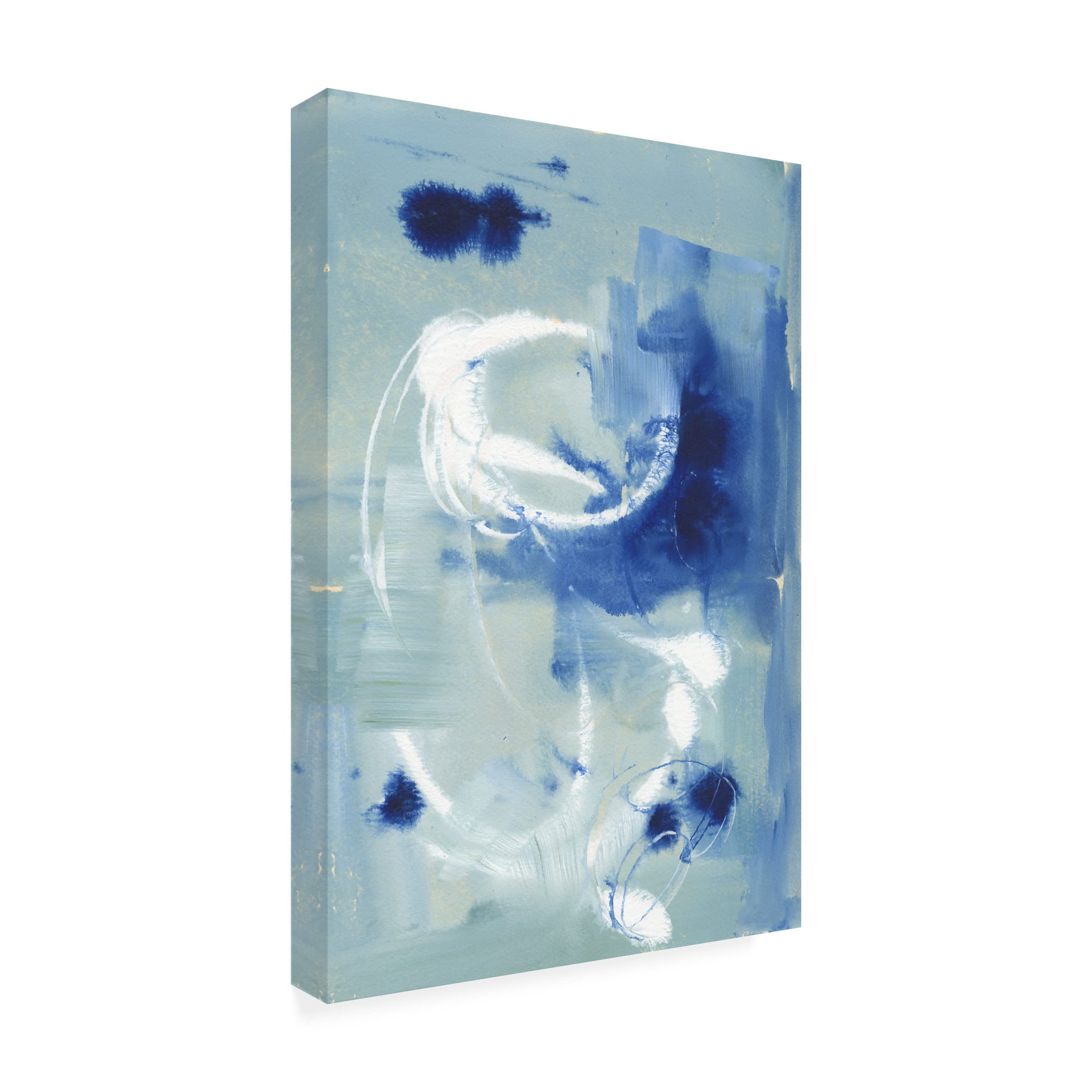 Trademark Fine Art 'Mystic Objects II' Canvas Wall Art Print by Joyce Combs - Modern Abstract Painting for Living Room, Bedroom & Office Decor