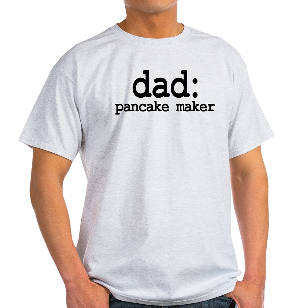 Funny Dad Pancake Maker Cotton T-Shirt | CafePress Graphic Tee for Father's Day & Breakfast Lovers | Comfortable Casual Wear for Cooking, Gifting & Family Activities