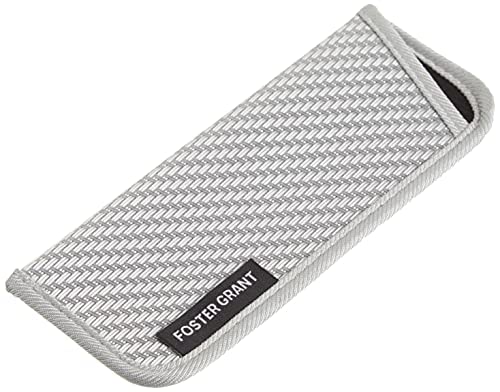 Foster Grant Men's Sawyer Multifocus Reading Glasses - Rectangular Frame for Computer Work, Reading & Office Use - Blue Light Blocking & Anti-Glare Lenses