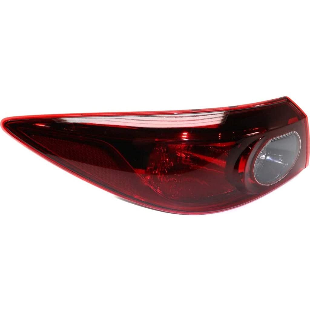 KarParts360 Replacement Tail Light Assembly for 2016-2018 Mazda 3 - Driver & Passenger Side with Bulbs (CAPA Certified) | Fits Models MA2804123 & MA2805123 | Perfect for Night Driving, Safety Upgrades & Vehicle Restoration