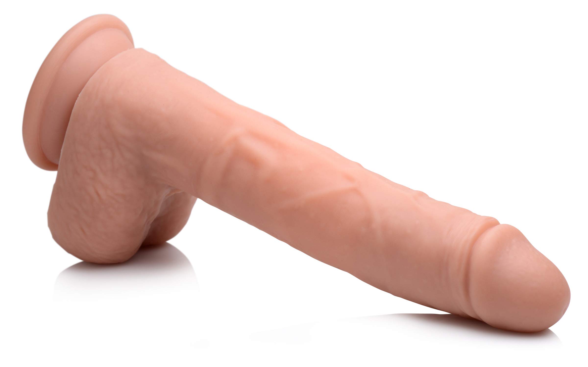Big Shot 9 Inch Vibrating & Thrusting Remote Control Silicone Dildo - Powerful G-Spot Stimulator for Couples Play & Solo Pleasure - Waterproof & Rechargeable Adult Toy for Bedroom Fun