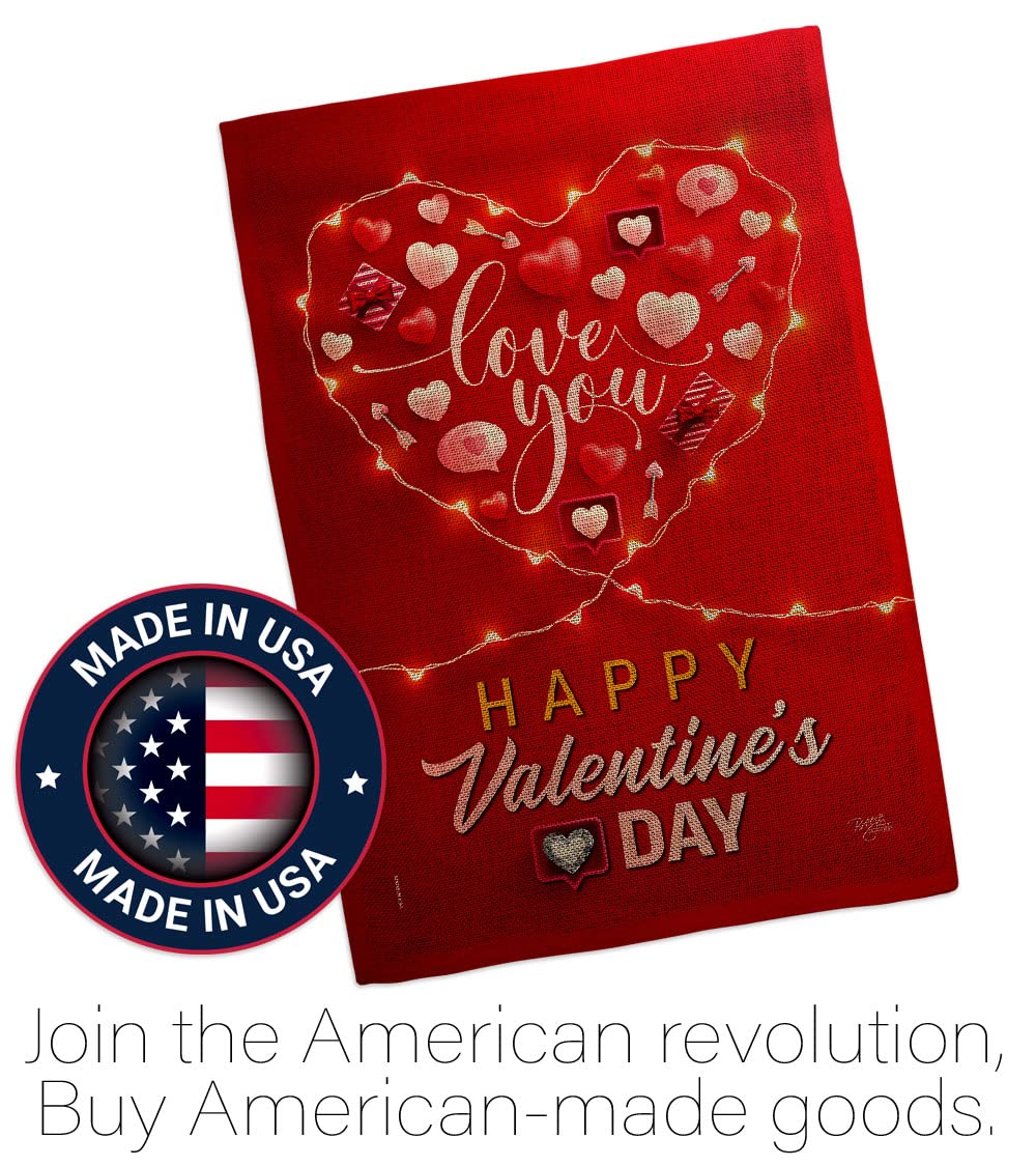 Love Garden Flag - Valentine's Day Decor for Home & Yard